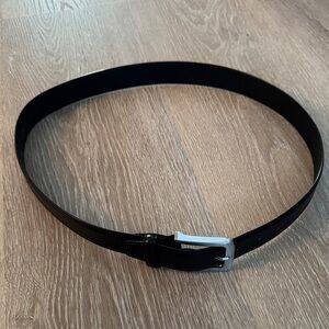 Men's Italian Bosca Leather Black Belt